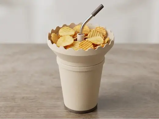DuoCup — Drink & Snack Holder