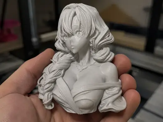 Mitsuri Kanroji From Demon Slayer Bust 3D Art