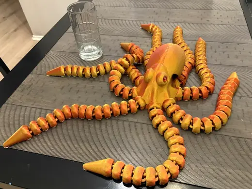 Huge Articulated Kraken P1S Version 12mm-15mm eyes