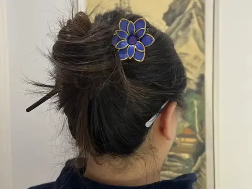 花簪(仿珐琅掐丝)