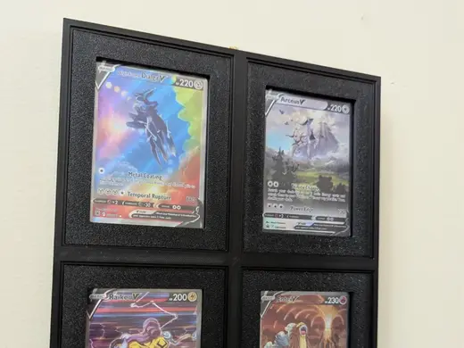 Toploader Wall Frame - 4x TCG Card Holder