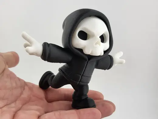 street skull Dynamic Toy halloween action figure