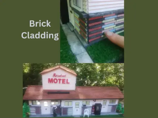 1:24 Brick Cladding - Rosebud Motel /Doll House