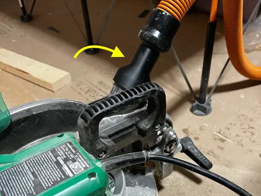 Metabo HPT 10 Inch Mitre Saw Dust Port Attachment