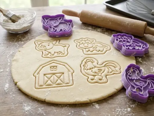farm cookie cutter animals