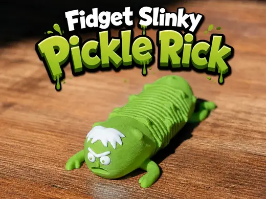Fidget Slinky Pickle Rick
