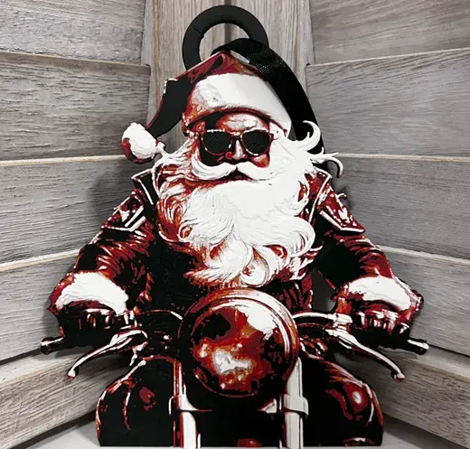 Santa on a Hog v1