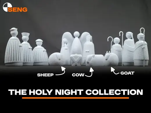 Modern Nativity Scene - The Holy Night Collection