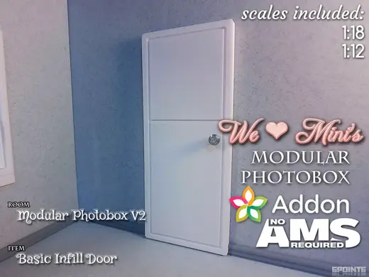 Modular Photobox V2 Doors: Simple Infill Door