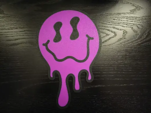 Dripping Smiley Wall Art