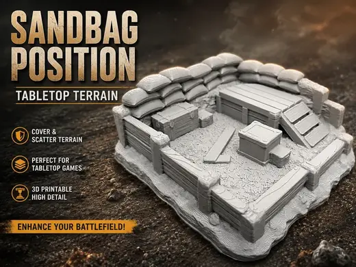 Sandbag Outpost – Sandsackstellung mit Podest