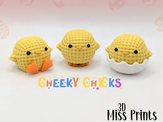 Knitted Little Cheeky Chicks
