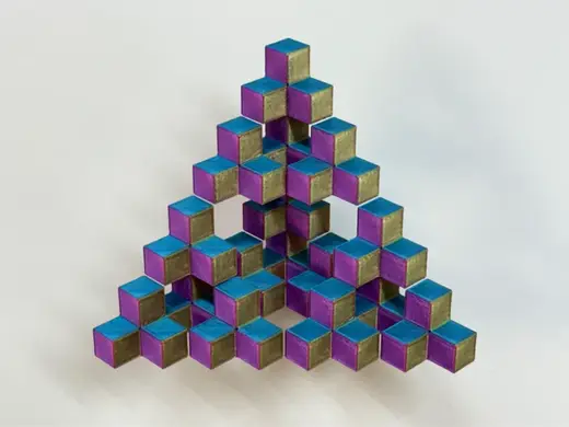 Recursive Cube Fractal | Level 3 | Attached Base