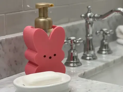 peep soap holder bath and works