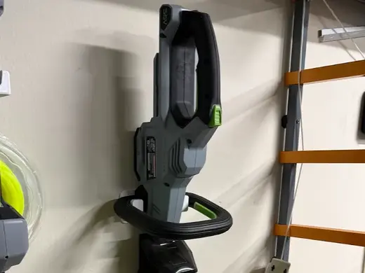 Ego Hedge Trimmer wall mount