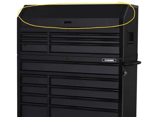 Husky HD 52" Rolling Tool Chest - Top Chest GRIPS