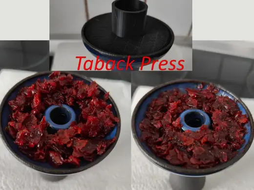 Shisha/Hookah tobacco press