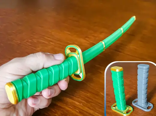 Small Katana 38g (Print in Place)