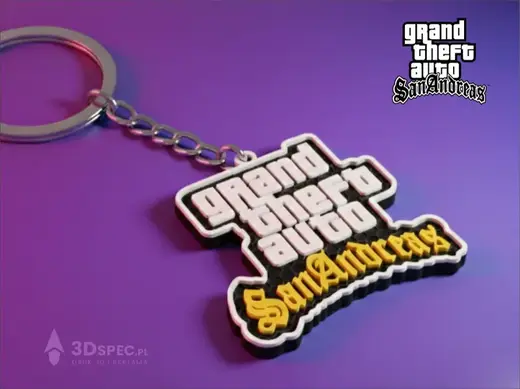 GTA San Andreas keychain