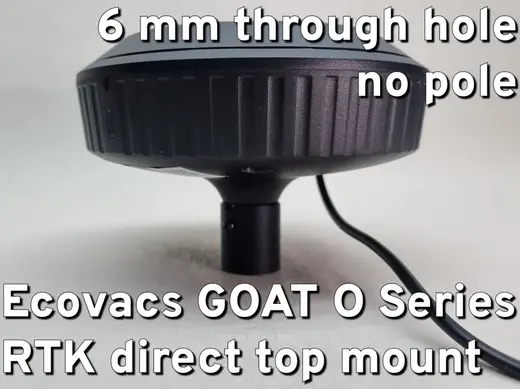 Ecovacs GOAT O Series RTK antenna direct top mount