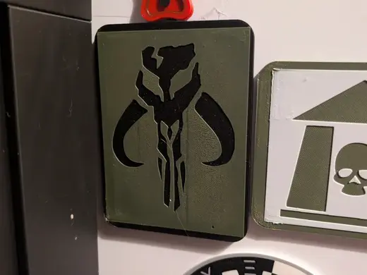 Mandalorian Mythosaur Skull Locker Magnet
