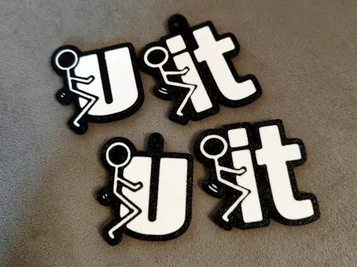 F**k it ! keychain and magnet