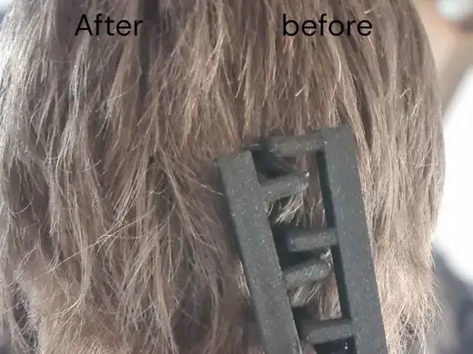 texture comb / wavy hair in seconds