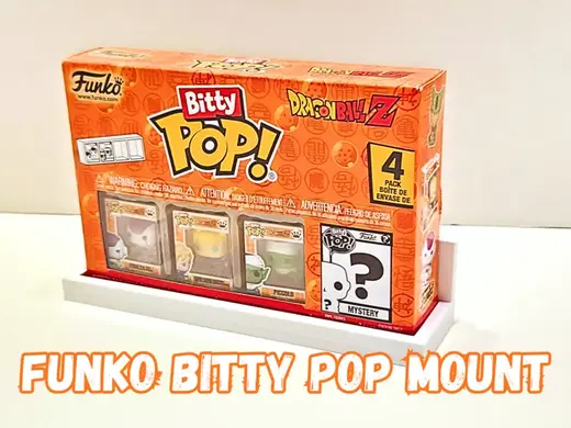 Funko bitty pop 4 pack box wall mount