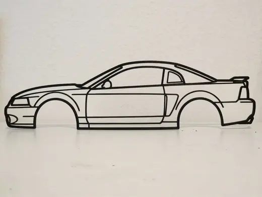 Ford Mustang New Edge 4th Gen SN95 Wall Art