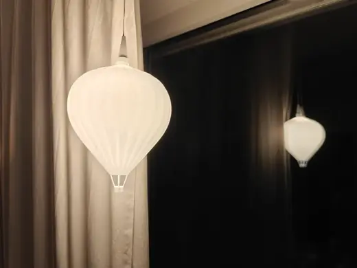 Lampenschirm (Sternleuchte) - Heißluftballon