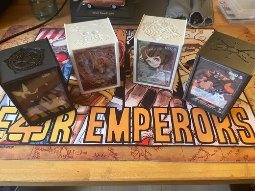 OPTCG Deckbox w/matching lids for all leaders*