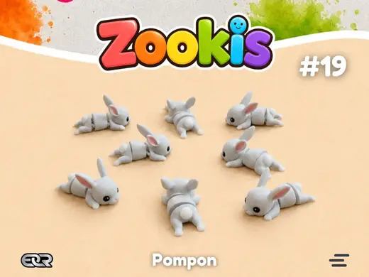 Zookis - Pompon (conejo) #19
