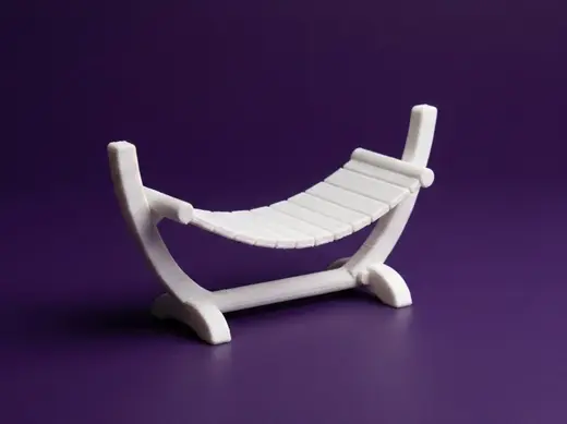 Dollhouse Hammock Stand 1:12 Scale