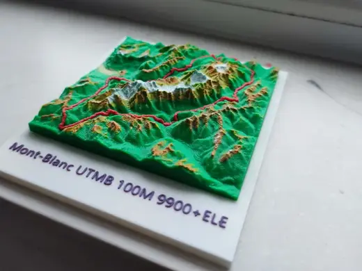 越野跑轨迹 Mont-Blanc UTMB 100M 9900+ ELE_2025