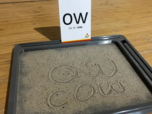 Sensory Sand Writing Pad