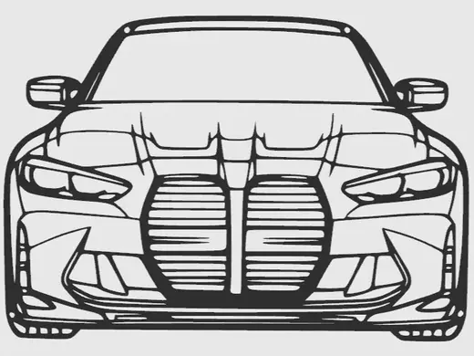 BMW M3 wall art