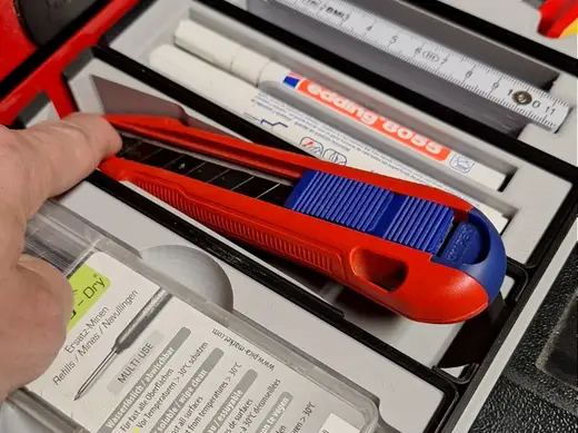 Gridfinity Knipex KNIPEX CutiX, Universal knife V2