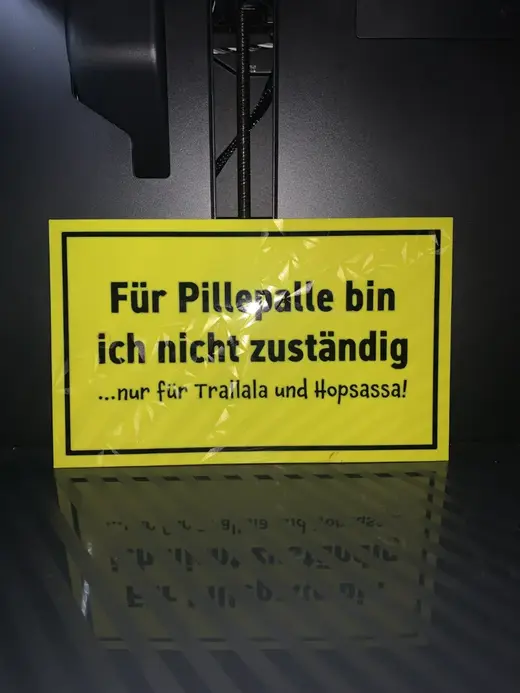 Lustiges Schild Für Pillepalle