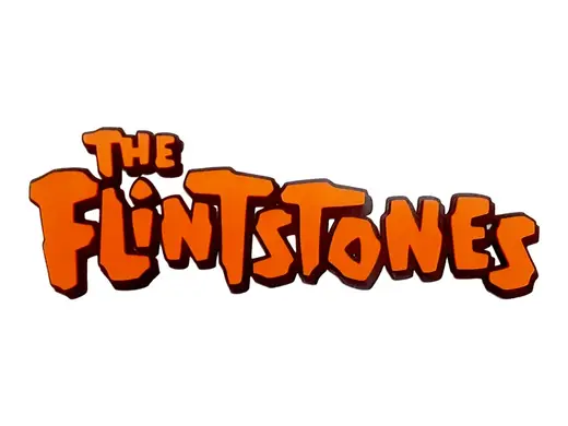 The Flintstones Logo 2D Wall Art Cartoon Decor