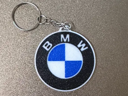 Portachiavi Logo BMW–Emblema Circolare Multicolore