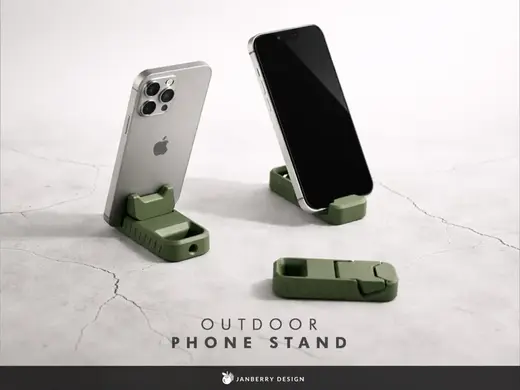 Outdoor Phone Stand - Compact and Durable
