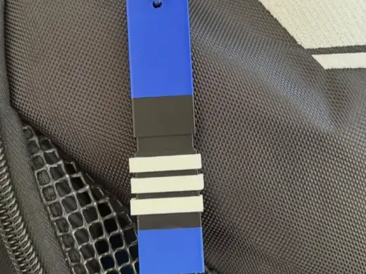 Jiu Jitsu Belt Keychain- Striped and un-striped