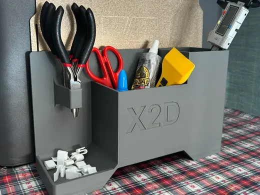 X2D accessories storage organiser