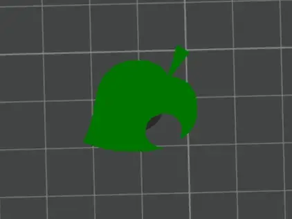 Animal Crossing Leaf Croc Charm