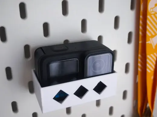 DIY GoPro Skådis Wall Mount