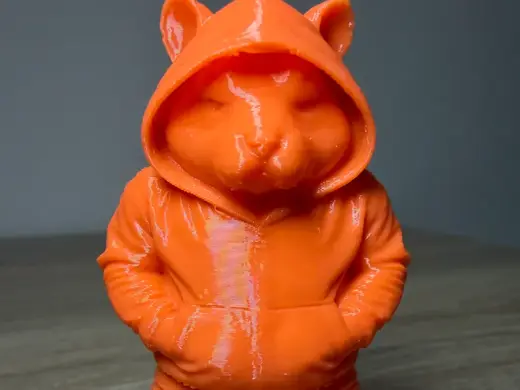 Swag hamster in hoodie
