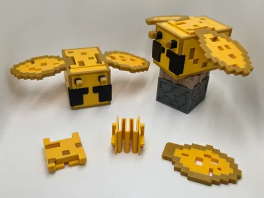 Fidget Minecraft Bee - Cheese