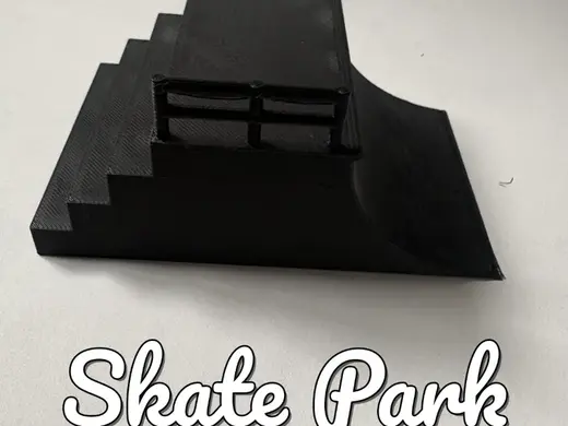 SMALL FUN SKATEPARK FINGERBOARD 1 hour print ramp