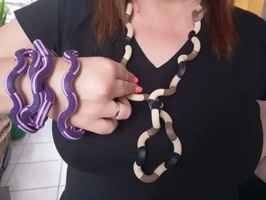 Large Tangled Snake jewelry - Fidget Toy