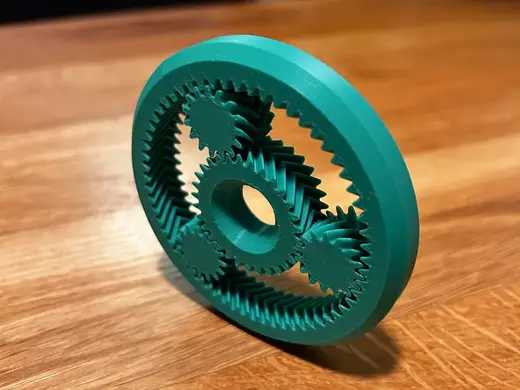 Print in place planetary gear